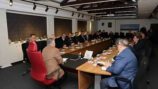 Başkan Büyükkılıç'tan 'Yardım Koordinasyon Toplantısı'