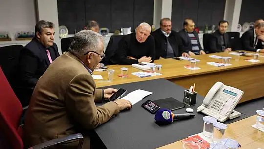 Başkan Büyükkılıç'tan 'Yardım Koordinasyon Toplantısı'