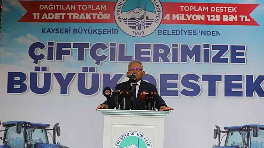 Büyükşehir'den çiftçilere 4 yıl'da 226 milyon 172 bin tl destek