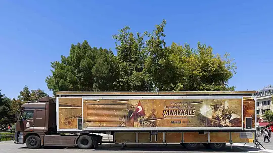 Büyükkılıç Çanakkale Savaşları Mobil Müze Tırını ziyaret etti