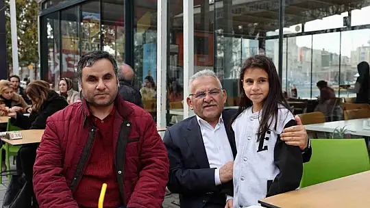 Büyükkılıç'tan Cumhuriyet Meydanı'nda esnaf ziyareti