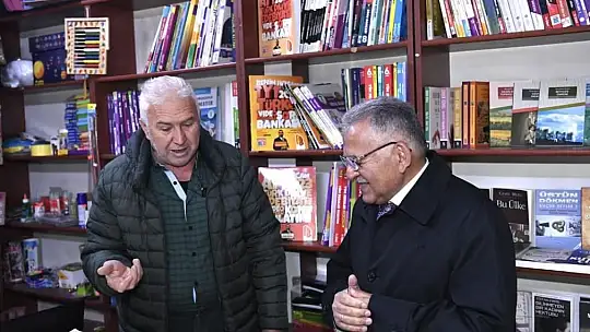 Büyükkılıç esnafla bir araya geldi