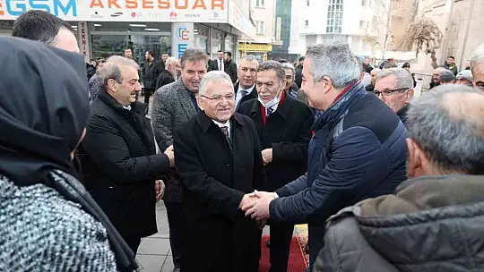 Büyükkılıç'tan esnaf ziyareti