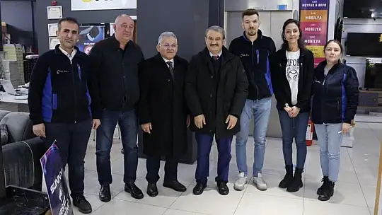 Büyükkılıç'tan esnaf ziyareti