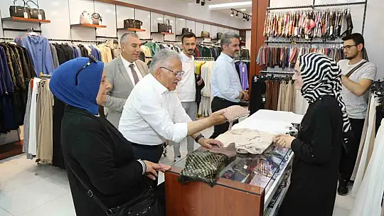 Büyükkılıç, 'İldem bölgesinin güzel insanlarına teşekkür için geldik'