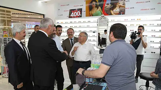 Büyükkılıç, 'İldem bölgesinin güzel insanlarına teşekkür için geldik'