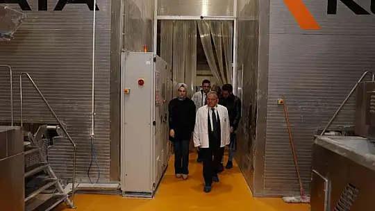 Büyükkılıç'tan kent ekmek fabrikası'nda inceleme