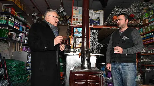 Büyükkılıç'tan Mithatpaşa ve Yeşil Mahalle'de esnaf ziyareti