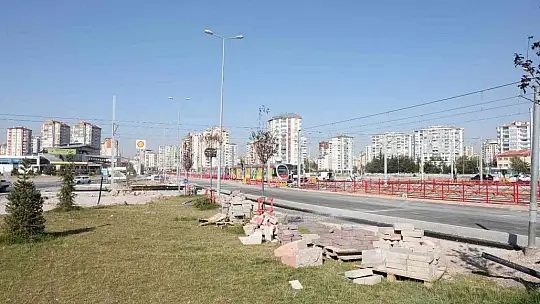 Büyükkılıç'tan raylı sistem hattı çalışmalarına yakın markaj