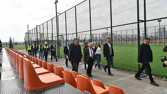 Büyükkılıç'tan Recep Tayyip Erdoğan Millet Bahçesi'nde inceleme