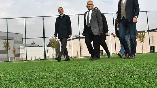 Büyükkılıç'tan Recep Tayyip Erdoğan Millet Bahçesi'nde inceleme