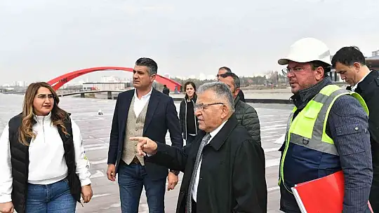 Büyükkılıç'tan Recep Tayyip Erdoğan Millet Bahçesi'nde inceleme