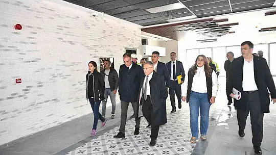 Büyükkılıç'tan Recep Tayyip Erdoğan Millet Bahçesi'nde inceleme