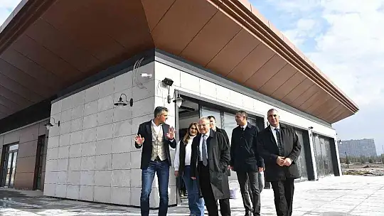 Büyükkılıç'tan Recep Tayyip Erdoğan Millet Bahçesi'nde inceleme