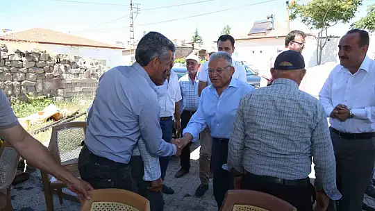 Büyükkılıç yeni yapılan okulun inşaatını inceledi