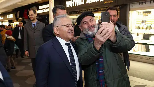 Büyükkılıç'tan esnaf ziyareti