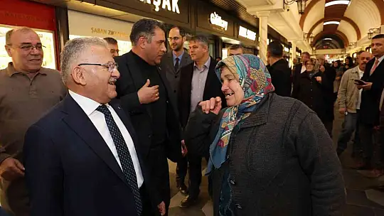 Büyükkılıç'tan esnaf ziyareti