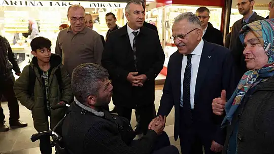 Büyükkılıç'tan esnaf ziyareti