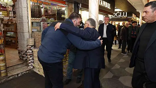 Büyükkılıç'tan esnaf ziyareti