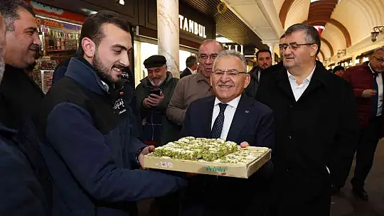 Büyükkılıç'tan esnaf ziyareti