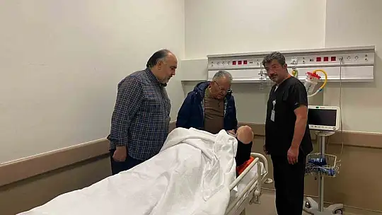 Trafik kazasında yaralanan vatandaşlara ziyaret