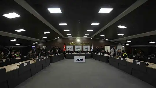 Kayseri'de Deprem Kriz Masası kuruldu