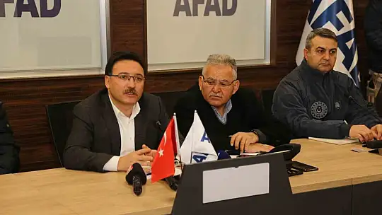 Kayseri'de Deprem Kriz Masası kuruldu