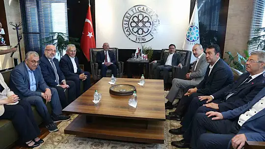 Büyükkılıç ve Vali Çiçek ile TSE-Sektör Buluşmaları'nda bir araya geldi