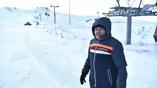 Büyükkılıç ve Vali Çiçek'ten Erciyes'te inceleme