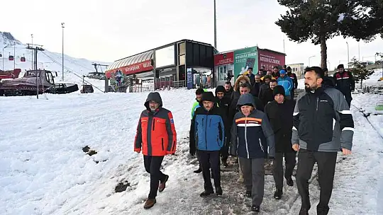 Büyükkılıç ve Vali Çiçek'ten Erciyes'te inceleme