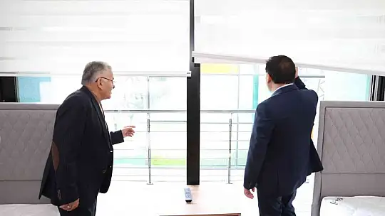 Büyükkılıç ve Vali Çiçek'ten 'insan' odaklı projelere ziyaret