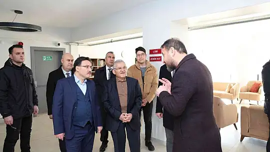 Büyükkılıç ve Vali Çiçek'ten 'insan' odaklı projelere ziyaret