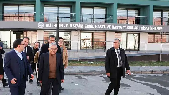 Büyükkılıç ve Vali Çiçek'ten 'insan' odaklı projelere ziyaret