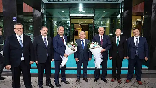 Büyükkılıç, Yargıtay Başkanı Akarca ile Yargıtay Cumhuriyet Başsavcısı Şahin ve heyetini ağırladı