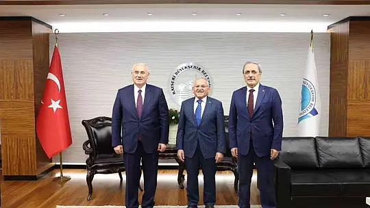 Büyükkılıç, Yargıtay Başkanı Akarca ile Yargıtay Cumhuriyet Başsavcısı Şahin ve heyetini ağırladı