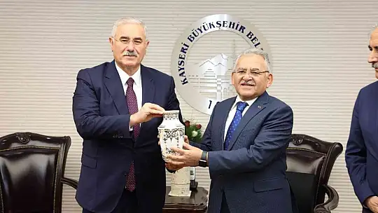 Büyükkılıç, Yargıtay Başkanı Akarca ile Yargıtay Cumhuriyet Başsavcısı Şahin ve heyetini ağırladı