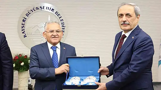 Büyükkılıç, Yargıtay Başkanı Akarca ile Yargıtay Cumhuriyet Başsavcısı Şahin ve heyetini ağırladı