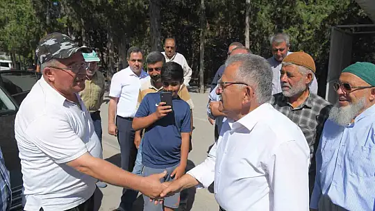 Büyükkılıç, Yemliha Mahallesi sakinleri ile bir araya geldi