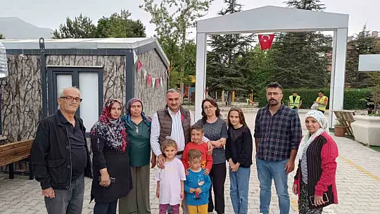 Başkan Cabbar Elbistan Develi Konteyner Kenti'nde