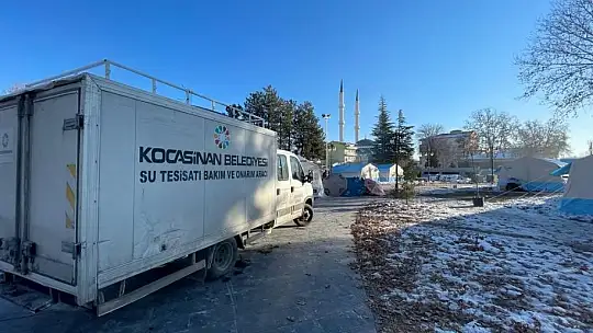 Kocasinan 104 personelle ve 41 araçla deprem bölgesinde