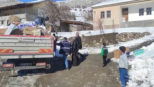 Kocasinan 104 personelle ve 41 araçla deprem bölgesinde