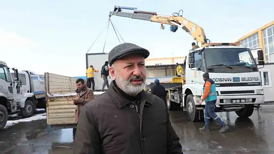 Kocasinan'dan deprem bölgesine mobil mutfak desteği