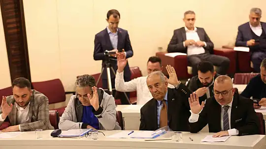 Kocasinan Belediyesi'nde meclis toplantısı