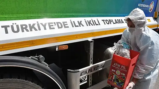 Kocasinan'dan Türkiye'de ilk olan sistemle geri dönüşüme büyük katkı