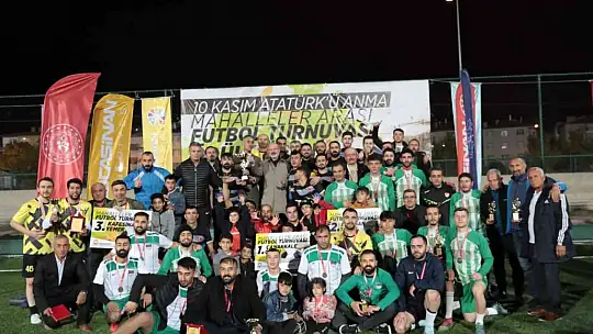 Futbol turnuvası sona erdi