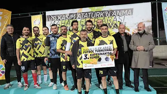 Futbol turnuvası sona erdi