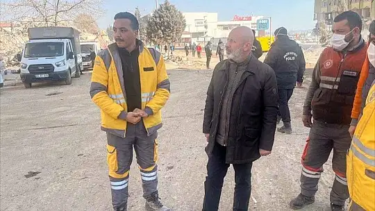Çolakbayrakdar, deprem bölgesindeki çalışmaları kontrol etti