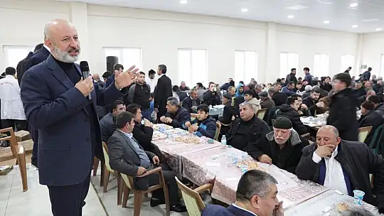 Çolakbayrakdar, Yağmur ve Şükür Duası Programı'nda vatandaşla buluştu