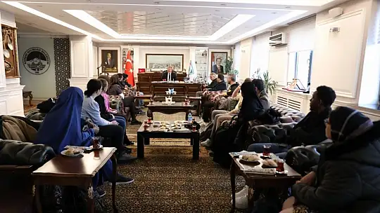 Başkan Palancıoğlu, Erasmus öğrencilerini ağırladı