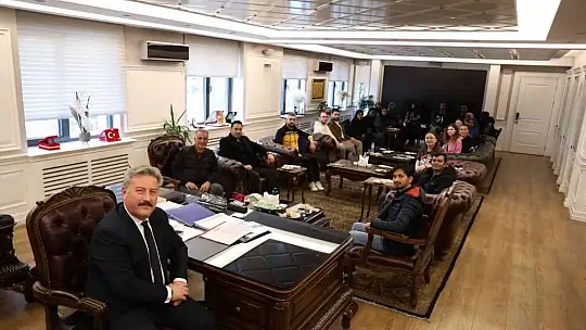 Başkan Palancıoğlu, Erasmus öğrencilerini ağırladı